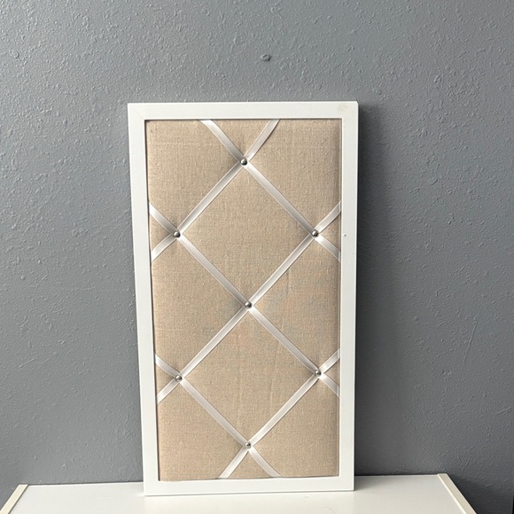 White and Tan Memo Board - Picture 1 of 2